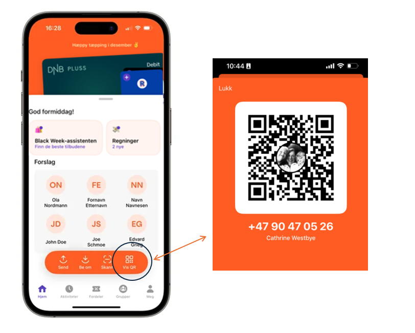 Vipps QR kode